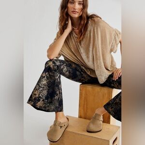 Free People Inferno Flare Jean in Bronze Combo